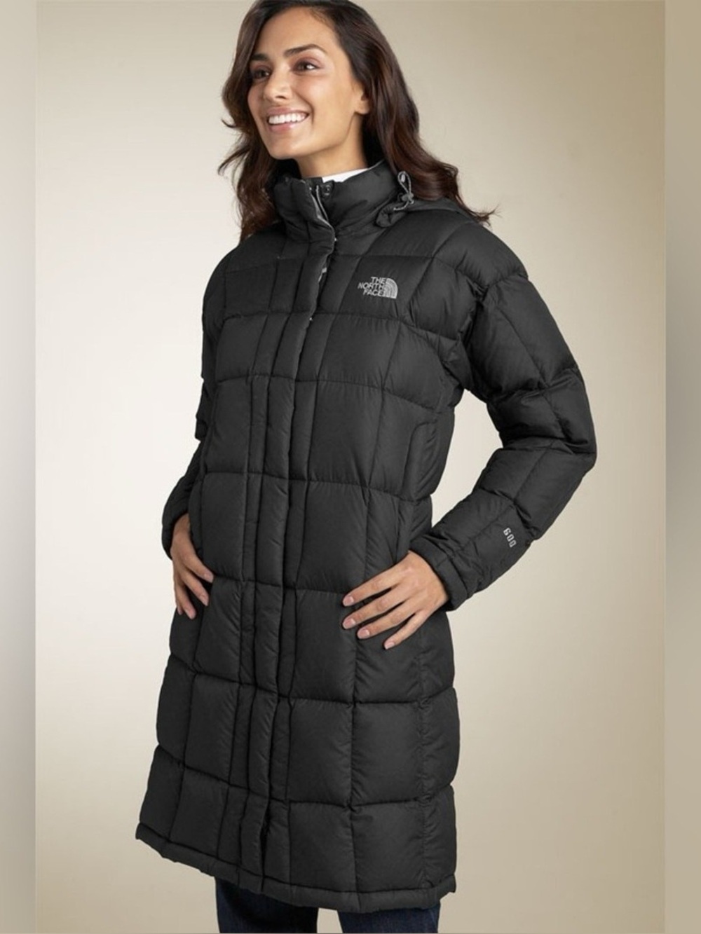 The North Face Metropolis Parka 600 Fill Down Puffer Black Small Women’s